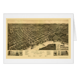 Selma, carte panoramique d'AL - 1887