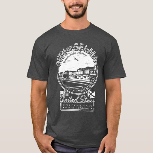 SELMA CITY - ALABAMA T-SHIRT (Voorkant)