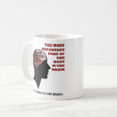 Selon la tasse drôle de cerveau (Devant gauche)