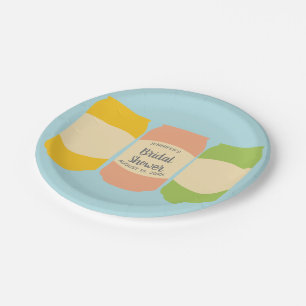 Seltzer Soda Cans Gepersonaliseerd Vrijgezellenfee Papieren Bordje