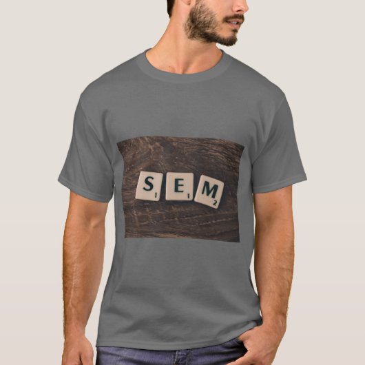 SEM – T-Shirt Graphique Digital Vibes (Devant)