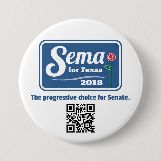 Sema voor Texas 2018 3-inch Button