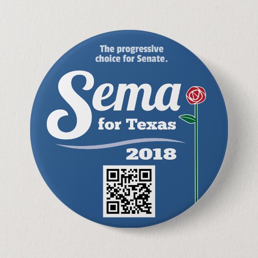 Sema voor Texas 2018 3-inch Button (Voorkant)