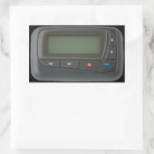 Semafoon rechthoekige Stickers (Tas)