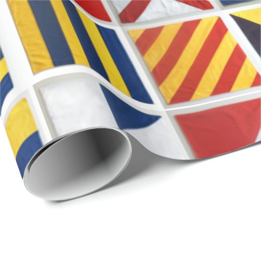 Semafoor Flags Cadeaupapier (Rol Hoek)