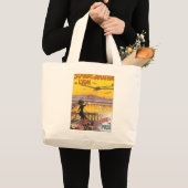 Semaine d'Aviation de Lyon Grote Tote Bag (Voorkant (product))