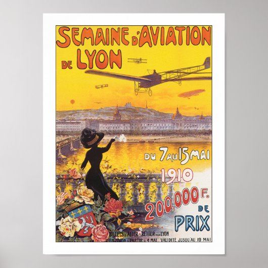Semaine d'Aviation de Lyon Poster (Voorkant)