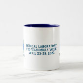 Semaine de laboratoire 2023 Mug à café à deux tons (Centre)