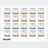 Semaine de psychologie scolaire 2015 Stickers colo (Feuille)