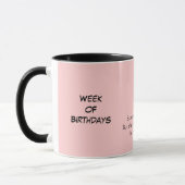 Semaine de tasse d'anniversaires (Gauche)