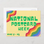 Semaine nationale des cartes postales (Devant / Derrière)