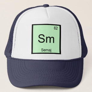 Semaj Naam Chemie Element Periodiek Systeem Trucker Pet