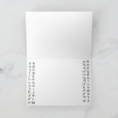 Semaphore Birthday Kaart (Binnen)