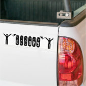semaphore flag "OCCUPY" Bumpersticker (Op Truck)