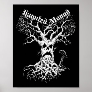 Sematary Merch. Ontwerp een spookboom. spookheuvel Poster