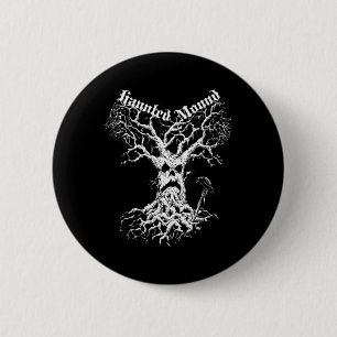 Sematary Merch. Ontwerp een spookboom. spookheuvel Ronde Button 5,7 Cm