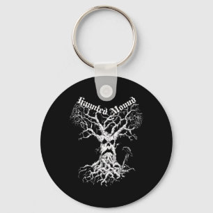 Sematary Merch. Ontwerp een spookboom. spookheuvel Sleutelhanger