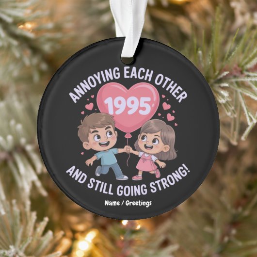 S'embêter Depuis 1995 Anniversaire Mariage (Arbre)