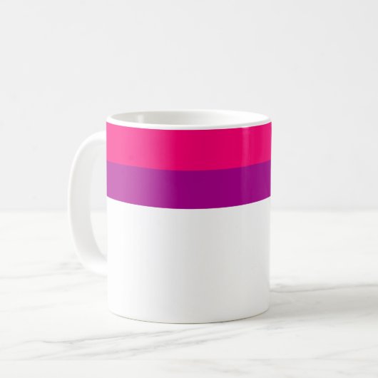 Semi Bisexual Pride Flag  Koffiemok (Voorkant links)