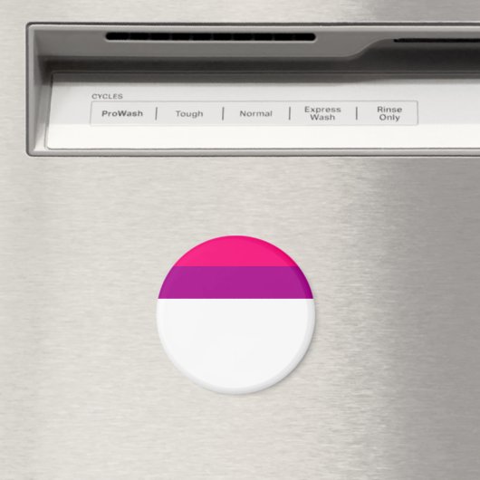 Semi Bisexual Pride Flag Magneet (Insitu (Vaatwasser))