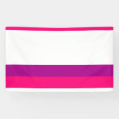 Semi Bisexual Pride Flag  Spandoek (Horizontaal)