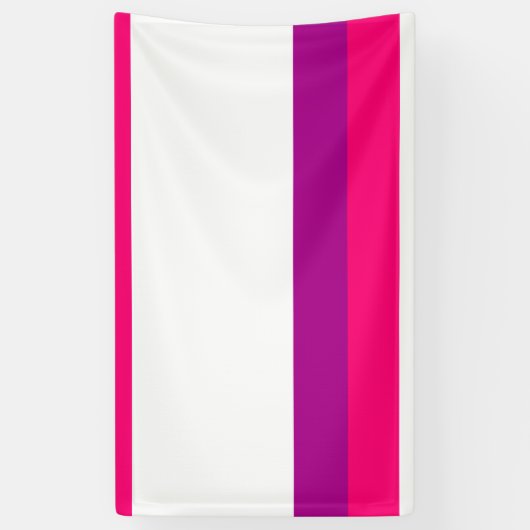 Semi Bisexual Pride Flag Spandoek (Verticaal)