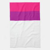 Semi Bisexual Pride Flag Theedoek (Verticaal)