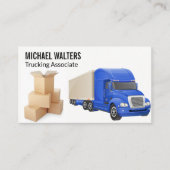 Semi-camion | Déplacements | Carte de visite de bo (Devant)