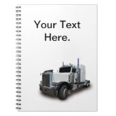 Semi-carnet de camions Carnet de spirale (Devant)