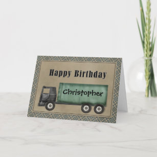 Cartes Camion D Anniversaire Zazzle Be