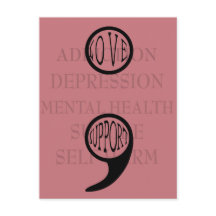 Semi colon's nieuwe betekenis Love & Support