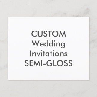 SEMI-GLOSS 110lb 5,5 po x 4,25 po Invitations de m