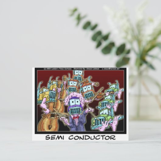 Semi-leider van de weeskinderen van Orchestras Fun Briefkaart (Staand voorkant)