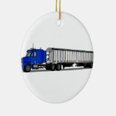 Semi-tractoraanhangwagen Keramisch Ornament (Rechts)