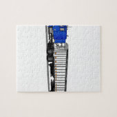 Semi-tractoraanhangwagen Legpuzzel (Horizontaal)