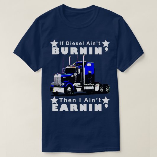 Semi-Trailer Truck Driver Cadeau classique TShirt (Design devant)