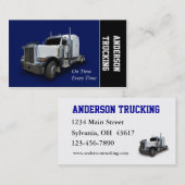 Semi Truck Delivery Visitekaartje (Voorkant / Achterkant)