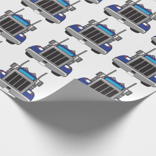 Semi Truck Front Cadeaupapier