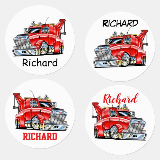 Semi Truck Labels (Groep)