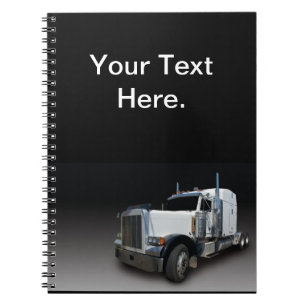 Semi Truck Log Book Spiral Notitieboek