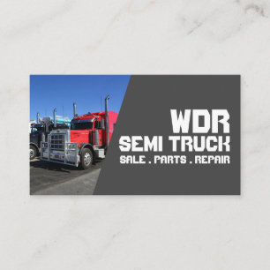 Semi Truck Sale Parts Repair Visitekaartje