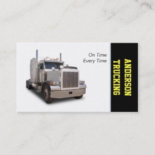 Semi Truck TransportCompany Visitekaartje