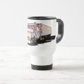 Semi Truck Travel Mug Reisbeker (Voorkant rechts)