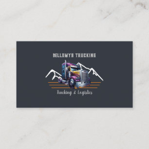 Semi Truck Trucking en Logistiek Visitekaartje