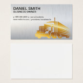 Semi-véhicule Gold | Chauffeur de camion (Devant & derrière)