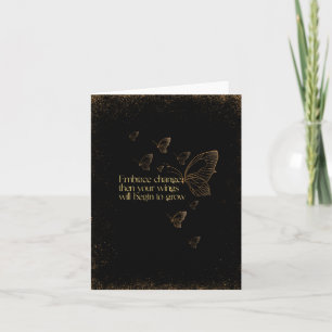 Semicolon Butterfly - Embrace Change Kaart