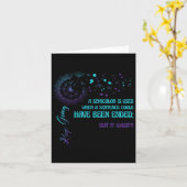 Semicolon Definition Dandelion Suicide Prevention Kaart (Gele Bloem)