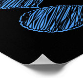 Semicolon I zal prima zelfmoorddepressie bewust zi Poster (Hoek)