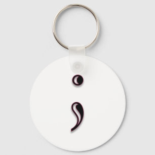 Semicolon Key-keten Sleutelhanger