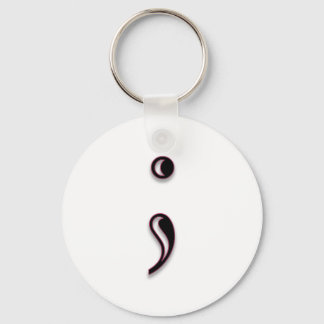 Semicolon Key-keten Sleutelhanger